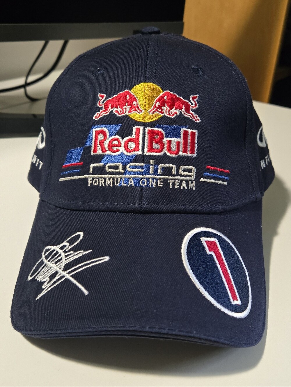 Infiniti Red Bull Racing Drivers Baseball Cap Hat Sebastian Vettel F1 Blue